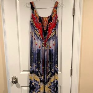 💛💙✨Women’s multi colored maxi dress✨💙💛